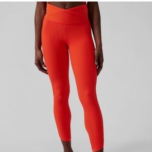 Athleta Elation crossover rib 7/8 XS leggings